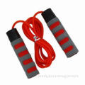 High-quality bearing jump rope, foam & ABS handle, PVC rope